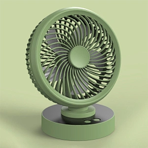Air circulation shaking head USB portable rechargeable mini table fan with battery