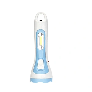 Factory Price Plastic USB Rechargeable Lamp Waterproof Torchlight Powerful Led Flashlight With COB side Luminous Light