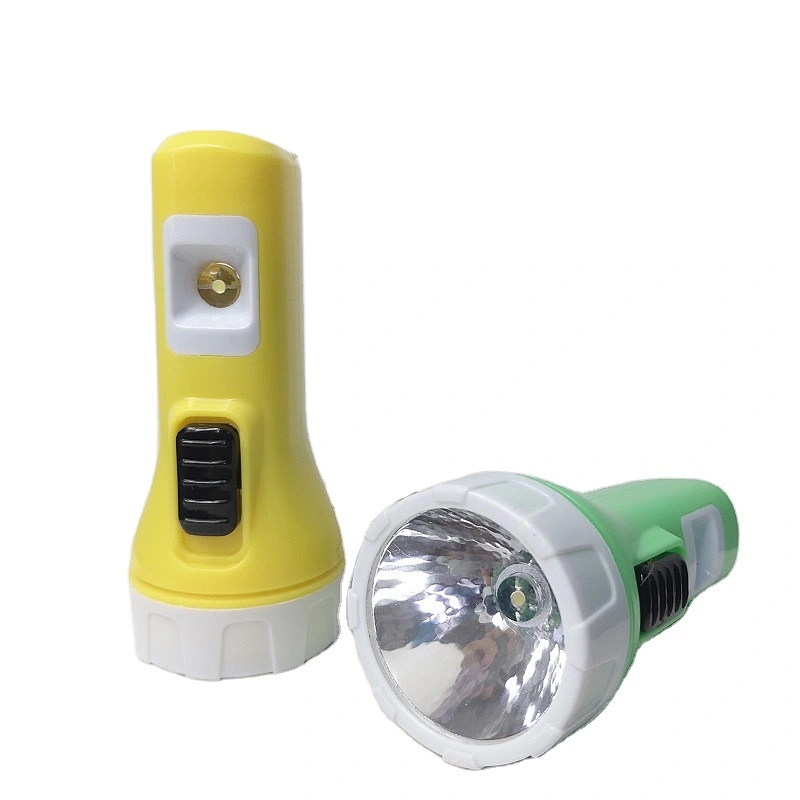 Hot sell outdoor hand held portable 3.7v 500mah led torch light flashlight with high lumen side light for emergency lamp