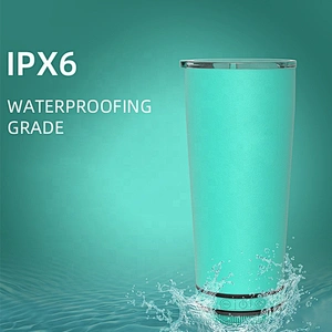 2022 new arrival wireless stainless steel 20 30 oz 17oz 20oz 30oz skinny straight blank tumbler sublimation bt speaker with cup