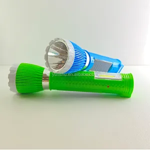 custom usb rechargeable flashlight multifunction super bright solar dynamo outdoor waterproof emergency led torch flash light