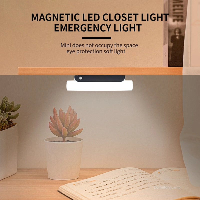 Cheap magnetic suction track rechargeable cob led emergency work light for shelf roof desk