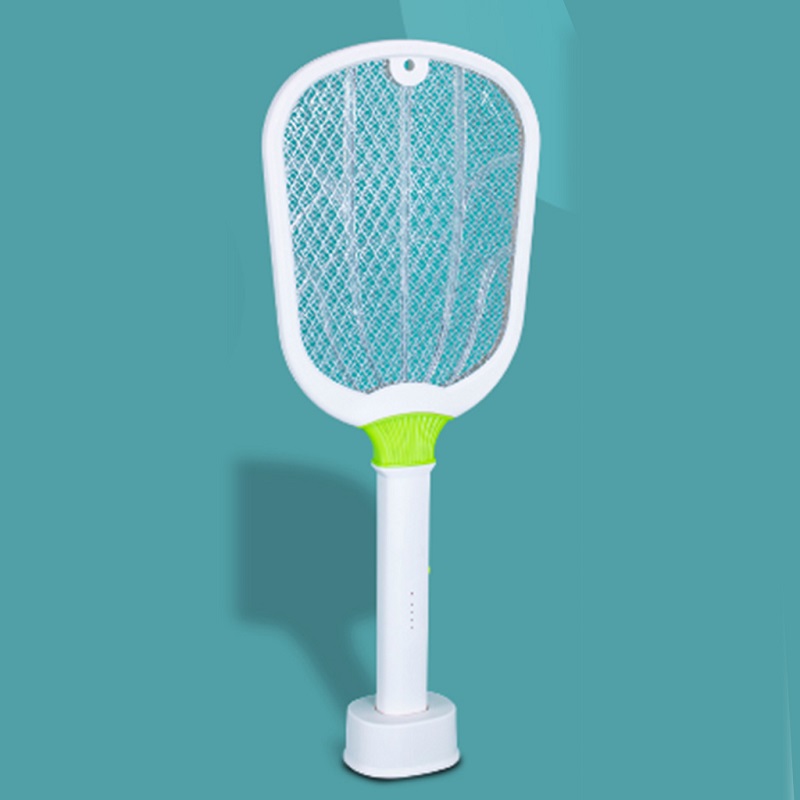 New Design Usb Base Charging Power Indicator Lamp Electric Mosquito Swatter Racket Killer for Home Kitchen Office Outdoor