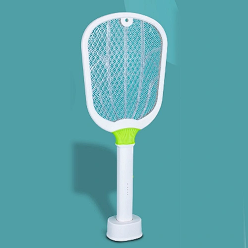 New Design Usb Base Charging Power Indicator Lamp Electric Mosquito Swatter Racket Killer for Home Kitchen Office Outdoor