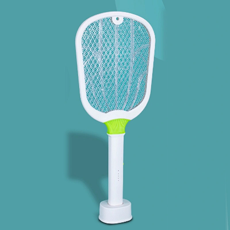 New Design Usb Base Charging Power Indicator Lamp Electric Mosquito Swatter Racket Killer for Home Kitchen Office Outdoor