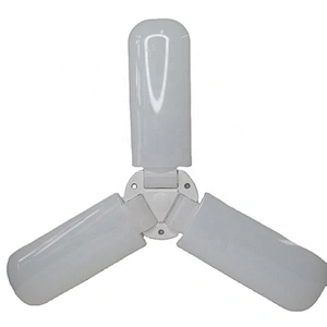 Energy saving adjustable fan blade 3 leaf foldifng led bulb 220v  E27 B22 9w 12w 15w 40w 45w 9 12 100 watts  deformable light