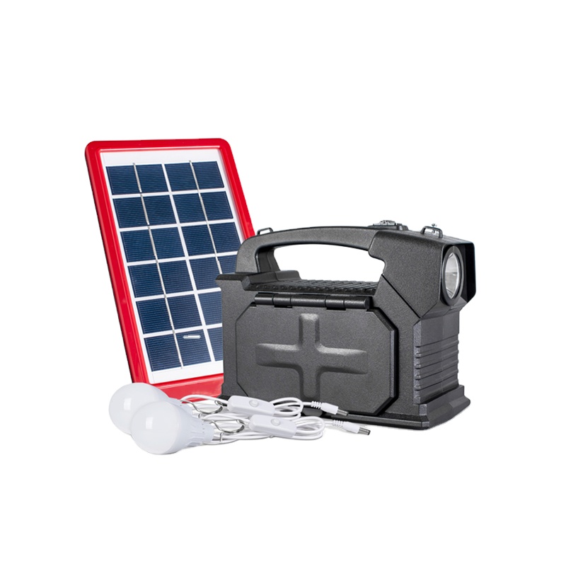 Wholesale price waterproof mini home off grid solar panel power bank lighting system system with speaker 20000mah