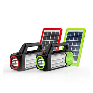 all ip65 solar energy system set  mobile power emergency LED search light bulbs panels charger solar light kit with mp3 other
