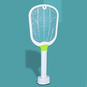 Portable Bug Zapper Mosquito Killer USB Rechargeable Electric Fly Swatter Lamp and Racket 2 in 1 for Home Bedroom Kitchen Patio
