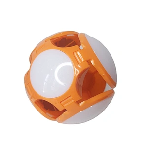 Wholesale suppliers foldable 9w 15w soccer emergency light ac dc rechargeable led bulbs price list e27/b22