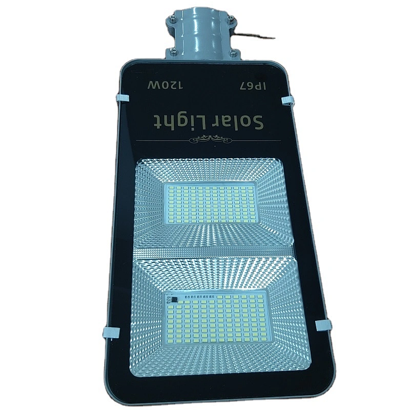 New smart IP67 sensor lighting 2 in 1 split aluminium alloy 90W 100W 120W solar panel street light system high lumen
