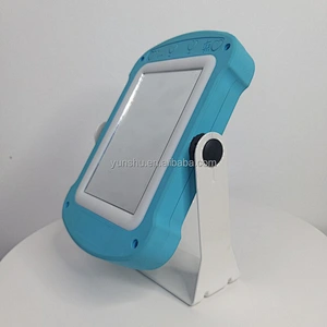 Wholesale portable small 3 in 1 usb rechargeable solar panel led makeup mirror mini hand held table lamp with power bank