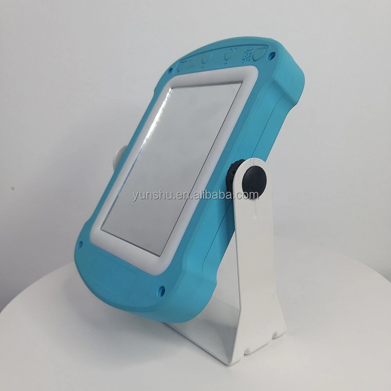 Wholesale portable small 3 in 1 usb rechargeable solar panel led makeup mirror mini hand held table lamp with power bank