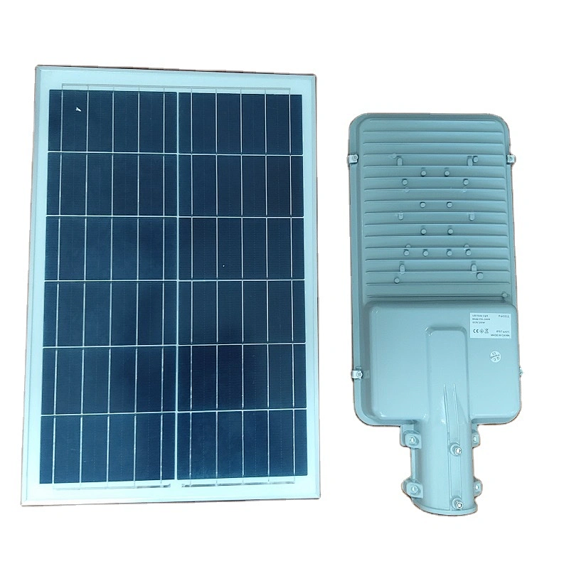 New smart IP67 sensor lighting 2 in 1 split aluminium alloy 90W 100W 120W solar panel street light system high lumen