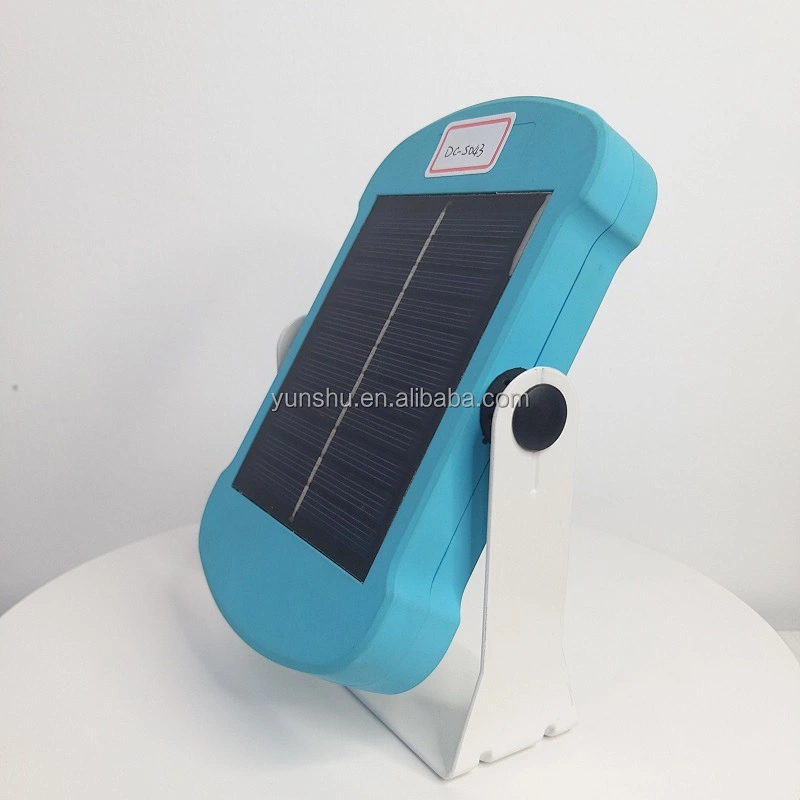 Wholesale portable small 3 in 1 usb rechargeable solar panel led makeup mirror mini hand held table lamp with power bank