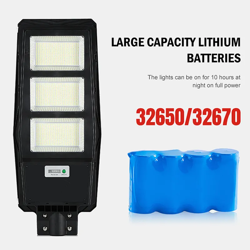 360 degree 2 in 1 waterproof industrial commercial all in one solar power sensor flood led street lights 300w 400w 300 400 watt