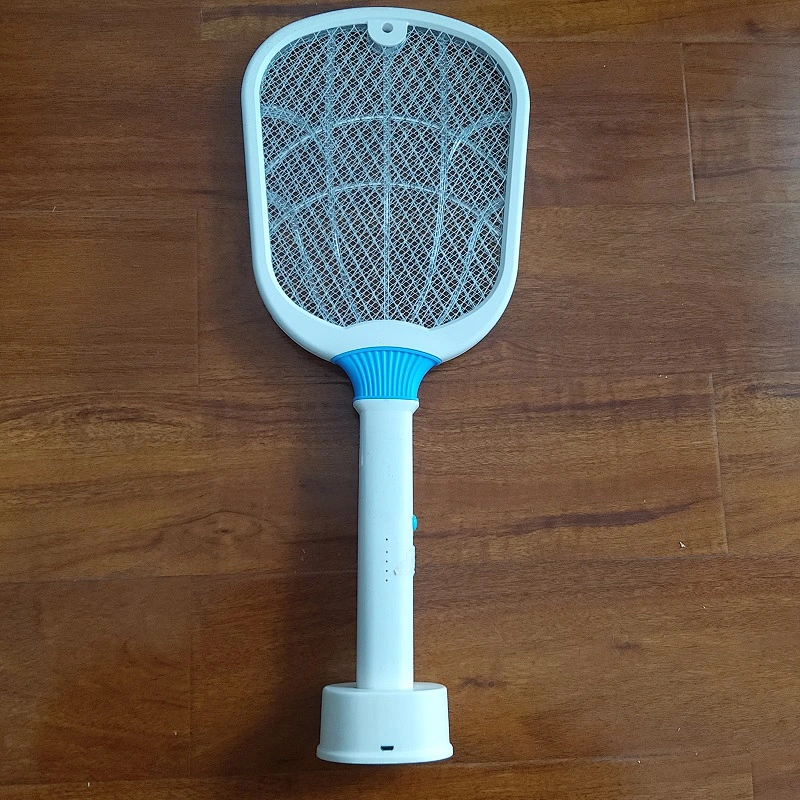 Portable Bug Zapper Mosquito Killer USB Rechargeable Electric Fly Swatter Lamp and Racket 2 in 1 for Home Bedroom Kitchen Patio