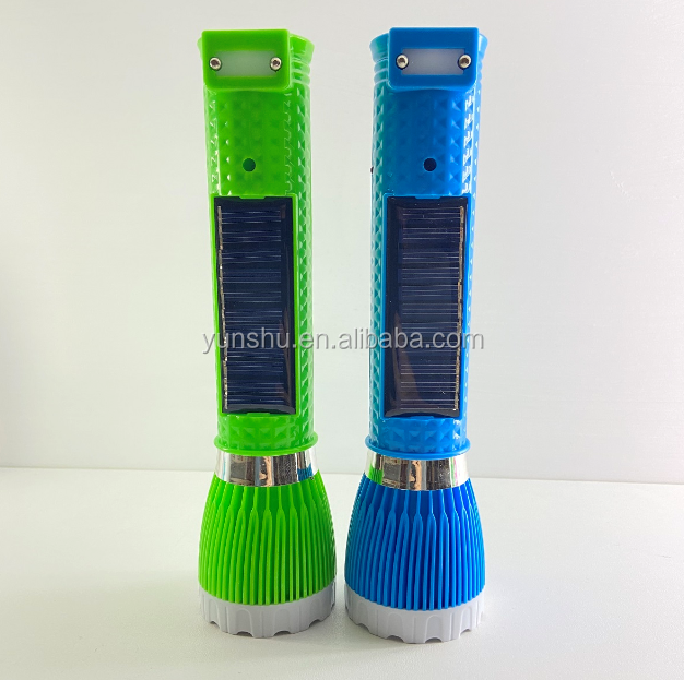 custom usb rechargeable flashlight multifunction super bright solar dynamo outdoor waterproof emergency led torch flash light
