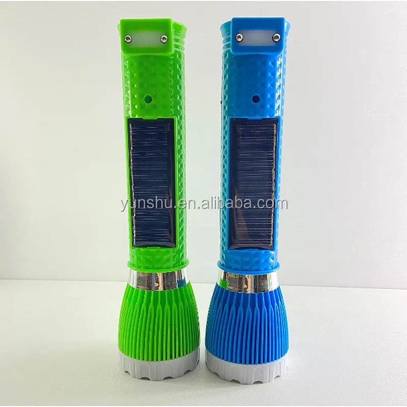 custom usb rechargeable flashlight multifunction super bright solar dynamo outdoor waterproof emergency led torch flash light