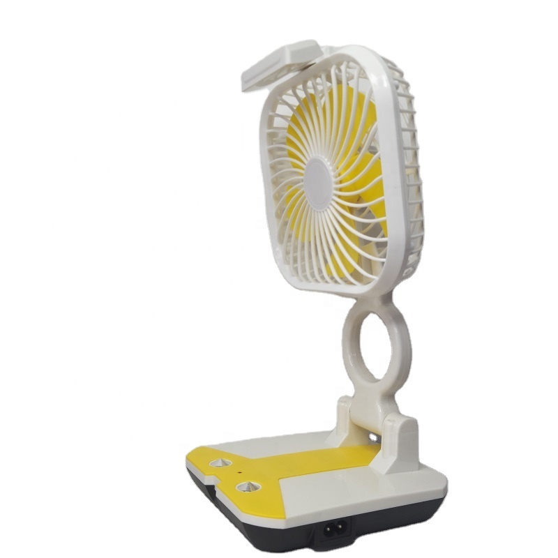 cheap portable outdoor camping led light desk and table fan 220v usb plastic folding rechargeable fans 4 8 12 inch 16inch