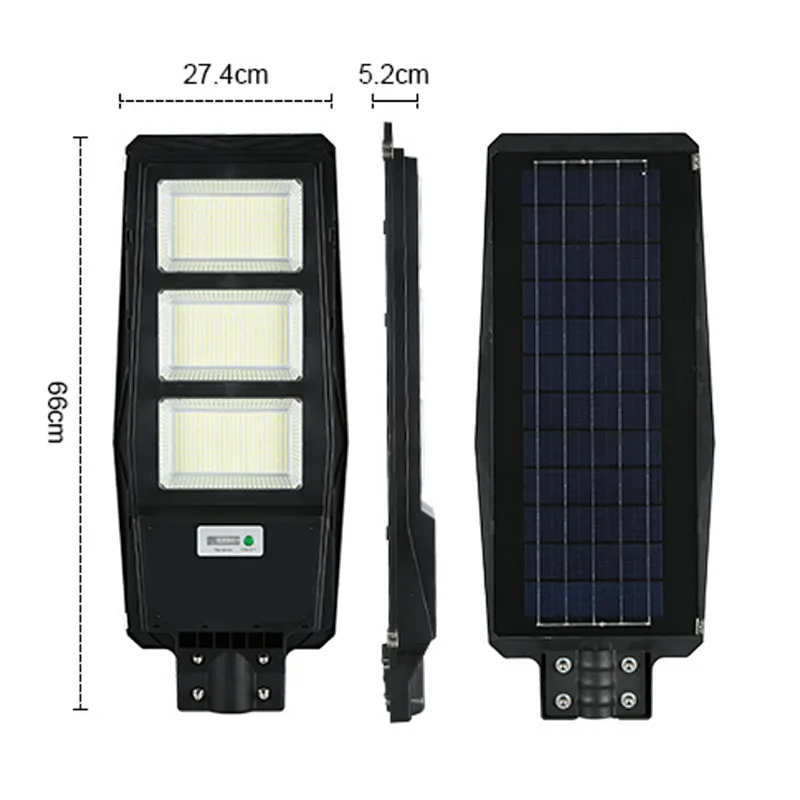 Cheap DC AC intergrated top 300 watts outdoor led solar panel sensor treet light all-in-one 300w in guangzhou shenzhen guangdong