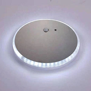 Wholesale solar panel induction moon LED wall light round lamp for home corridor aisle indoor outdoor balcony bathroom