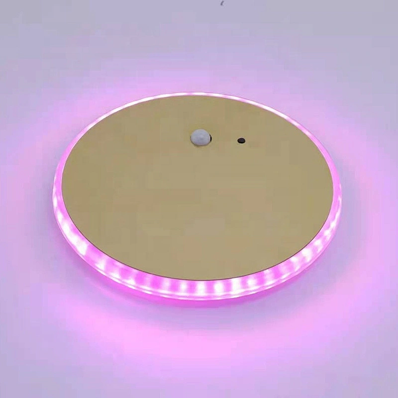 Wholesale solar panel induction moon LED wall light round lamp for home corridor aisle indoor outdoor balcony bathroom