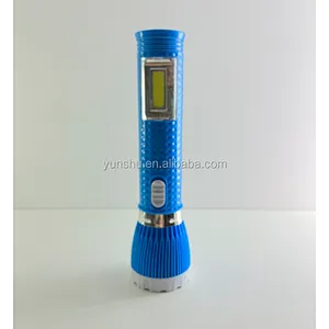 custom usb rechargeable flashlight multifunction super bright solar dynamo outdoor waterproof emergency led torch flash light