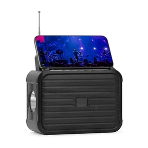 2022 custom portable waterproof blue tooth sound wireless smart speaker powered with solar  led lamp 3 4 8 10 12 15 18 21 inch