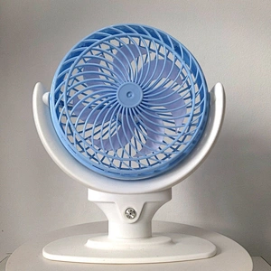 Original Factory 7 inch 1200mAh Mini Desk Fans Rechargeable Home Use Mute Small Battery Fan With USB Output