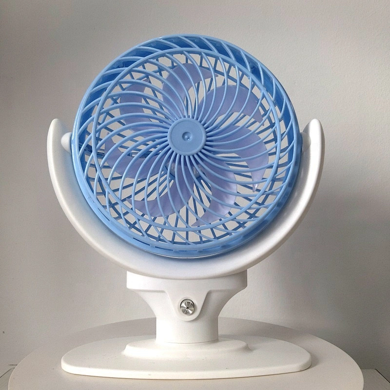 Original Factory 7 inch 1200mAh Mini Desk Fans Rechargeable Home Use Mute Small Battery Fan With USB Output