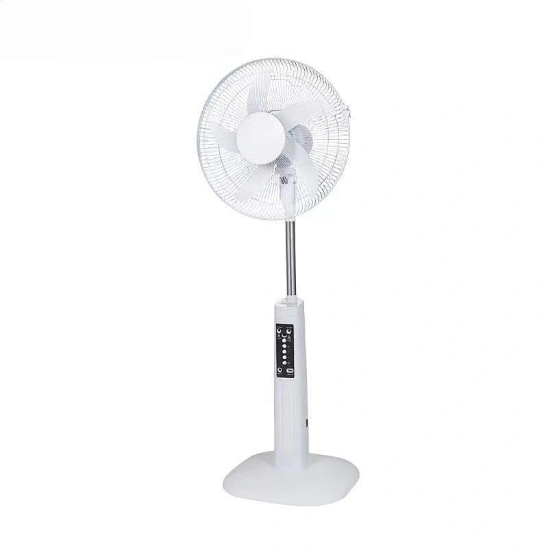 multifunctional luxury 2021 home modern 18 inch solar fan rechargeable battery ac dc stand fan high quality portable low price