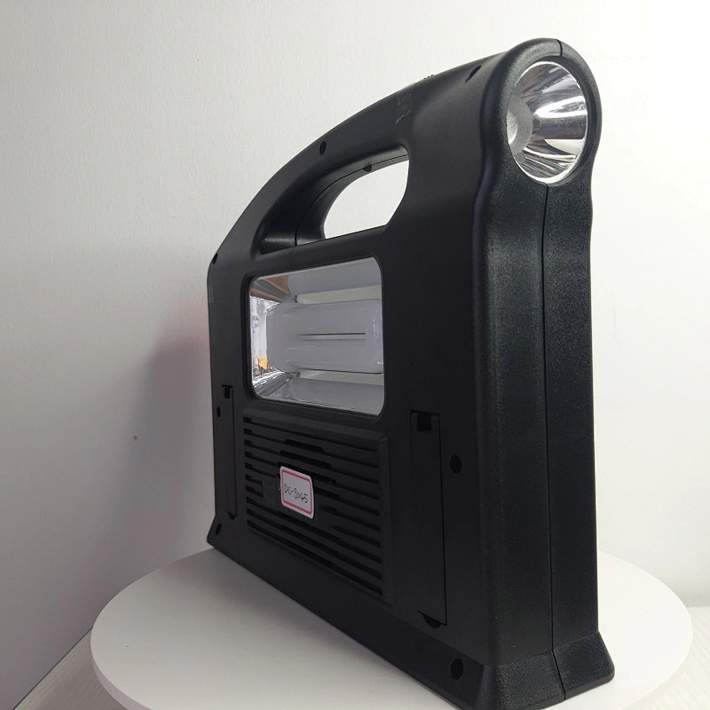 Solar lighting system speakers rechargeable radio solar music with MP3 LED FM lights solar power home emergency