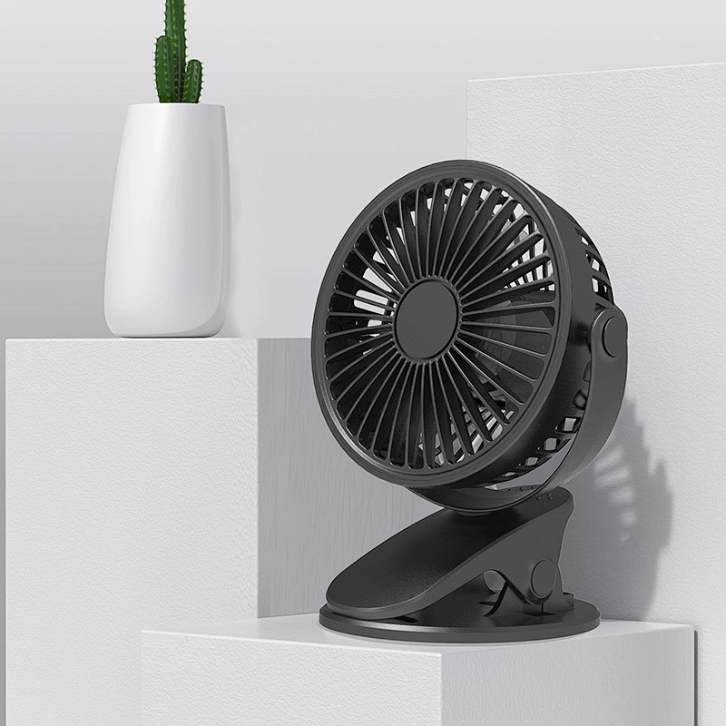 New Clip Fan Wireless Portable Loop With Clip 360 Degree Oscillating Car Table Home Use Fan Mini Clip Fan