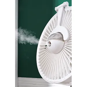 Electric Music Fans Portable Folding Hydrating Wireless Rechargeable Table Fan Home Office Outdoor Use Long Time