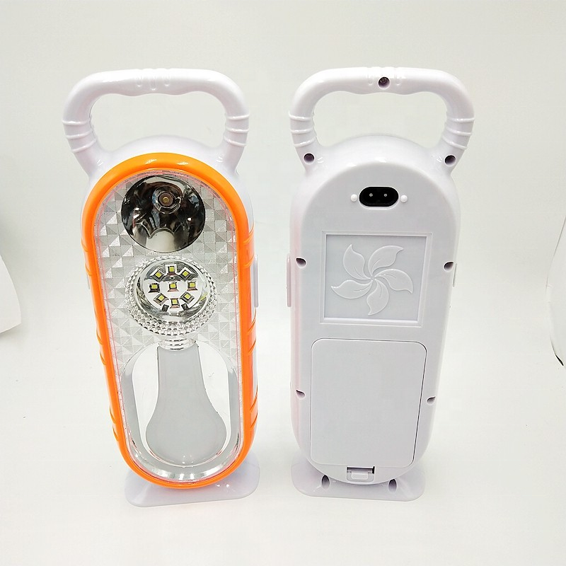 TF-7128B Africa Hotsale New Outdoor Camping Tent Lamp Portable LED Handheld Rechargeable emergency Light Flashlight