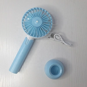 Wholesale price usb charging electric dc motor mini rechargeable stand hand portable fan power mute desktop fan