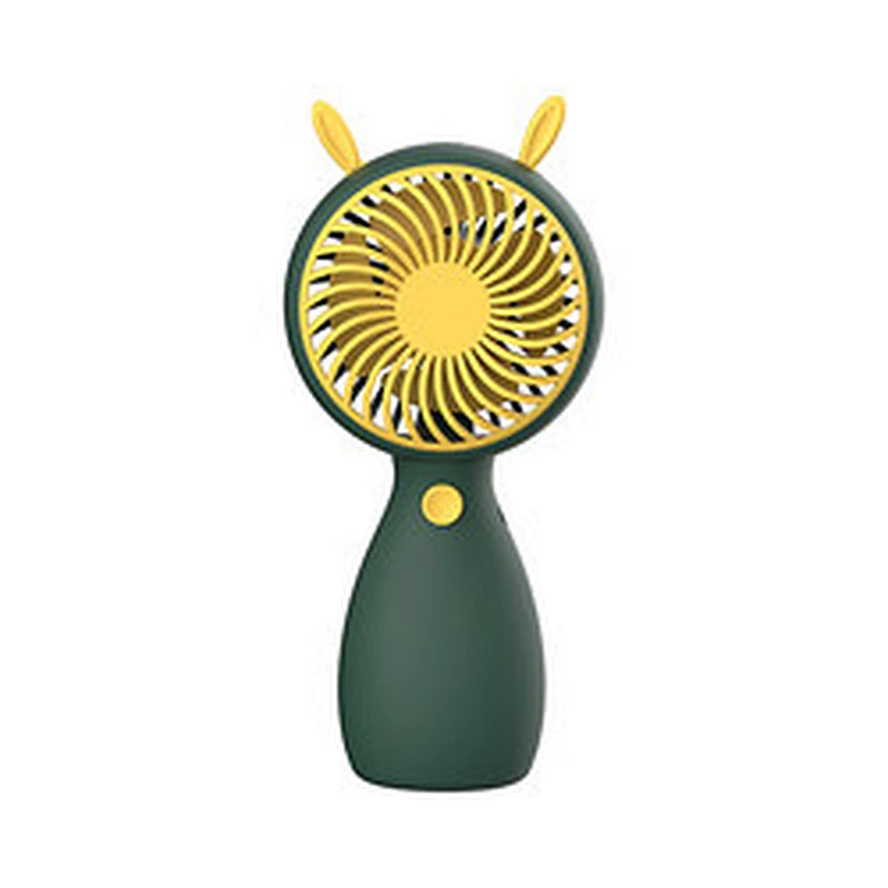 Hot Selling Custom Handheld Small Table Fan Cute Animals 4 Colors USB Rechargeable Pocket Size Personal USB Mini Portable USB Fa