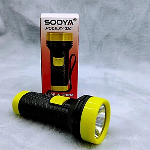 SY-320 dry battery power supper brightness led torch flashlight without 2*AA battery
