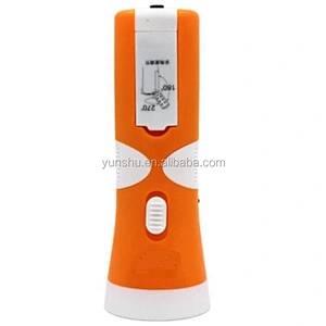 Small 400mAh Lead-acid battery plastic ultra bright rechargeable led flashlight with side light stand table lamp