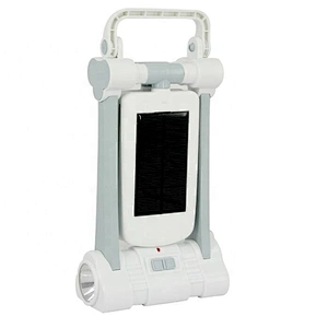 Portable Push Switch Rechargeable 2300mAh battery 21 42 SMD Searching Lamp Outdoor Work Lantern LED Solar Charge Camping Light