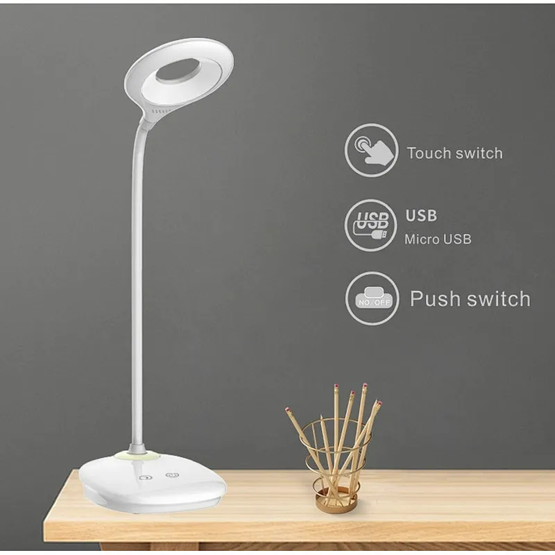 USB eye-caring eye care Eyecare Rechargeable LED Touch 3 Modes Clip Desk Lamp Eye Protection Table Lamp