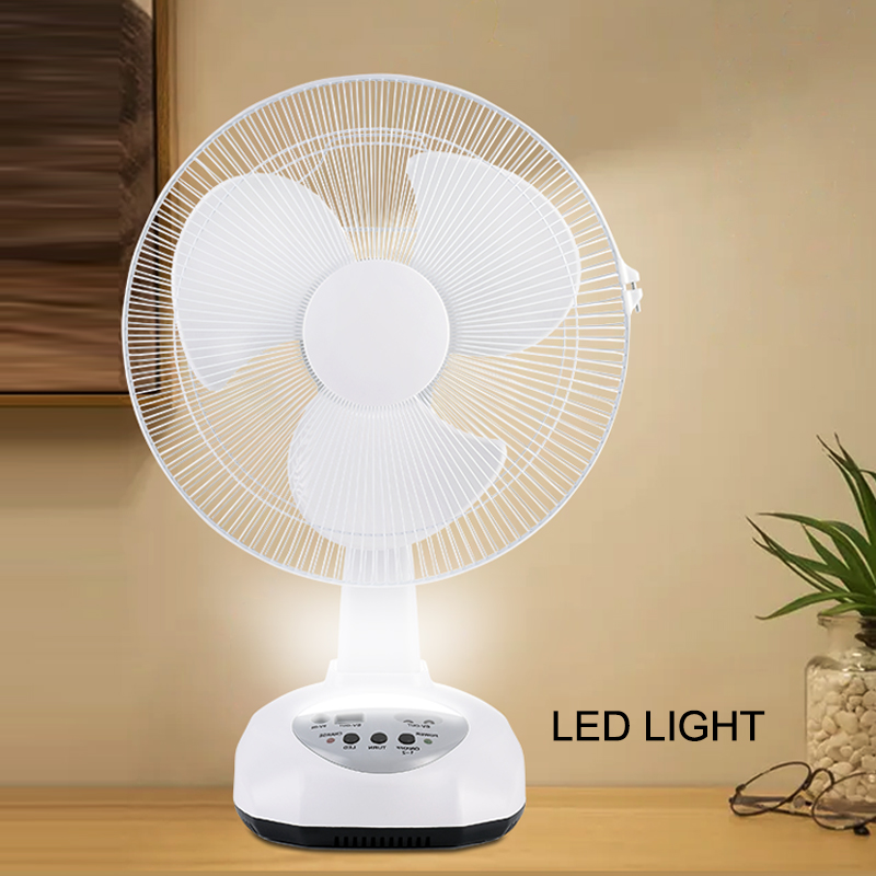 Wholesale price usb charging ac dc motor desk table portable air circulation oscillation fan for home 12 16 inch 16inch
