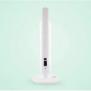Hot sell solar powered 2900mAh battery camping 6W Long lasting Led rechargeable emergency light with soft touch control button