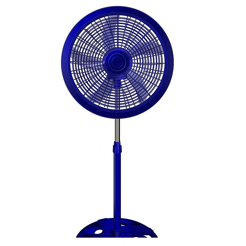220V 240V Electric floor stand fan 18 inch 5 plastic blades many colors 70W high power industrial fan Africa South America hot