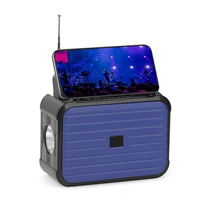 Smart wireless portable usb mini solar powered bluetooths speaker with led lamp lighting system