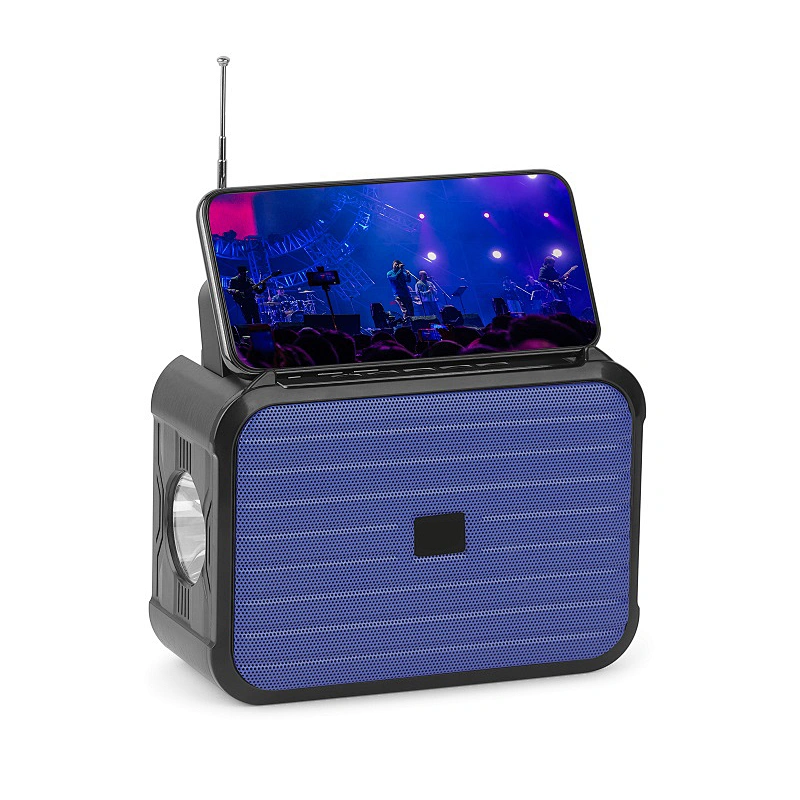 Smart wireless portable usb mini solar powered bluetooths speaker with led lamp lighting system