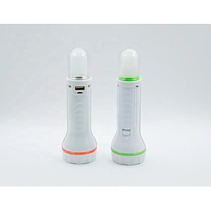 Plastic micro LED camping emergency torch light AA dry battery operated multifunctional flashlight