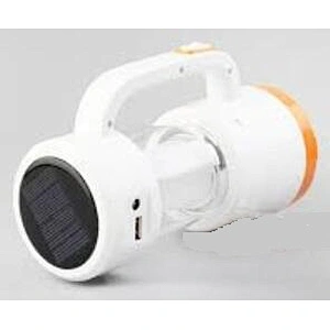 Rechargeable Handheld Emergency Lights with Built-in Solar Panel White Light