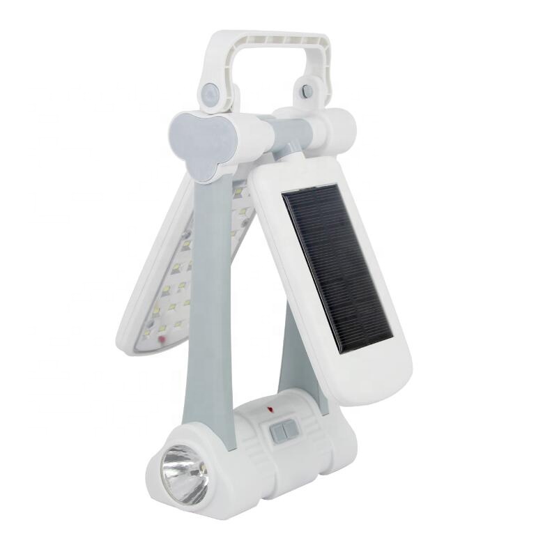 Portable Push Switch Rechargeable 2300mAh battery 21 42 SMD Searching Lamp Outdoor Work Lantern LED Solar Charge Camping Light